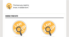 Desktop Screenshot of lawsoup.org